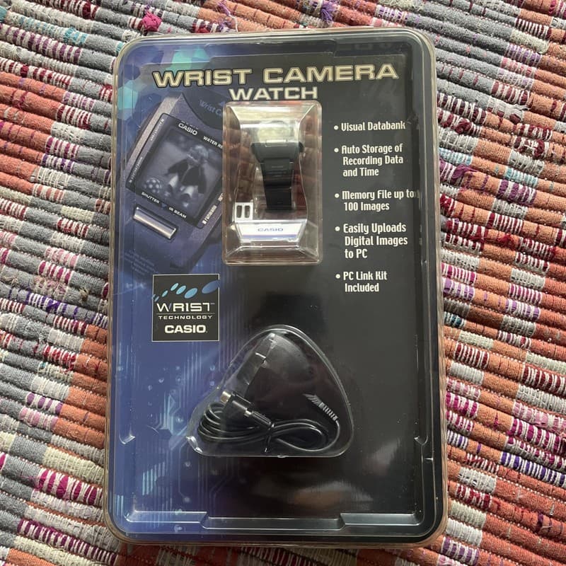NOS Rare Vintage Casio Wrist Camera WQV-1 Men’s Digital Watch Mod. 2220 - Repair