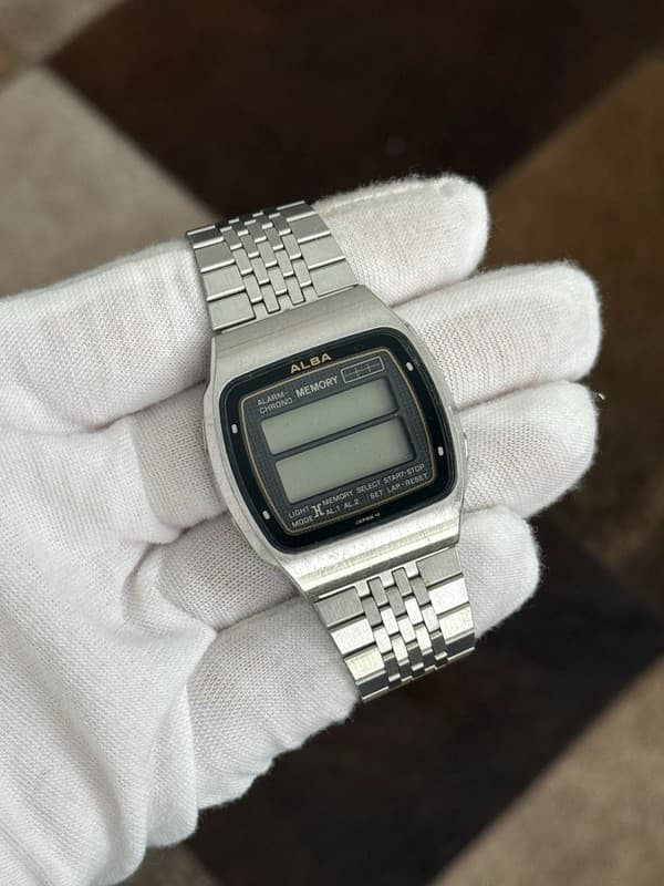 Vintage Seiko Alba Y771-5010 Alarm Chrono Memory Men’s Digital Watch - Repair