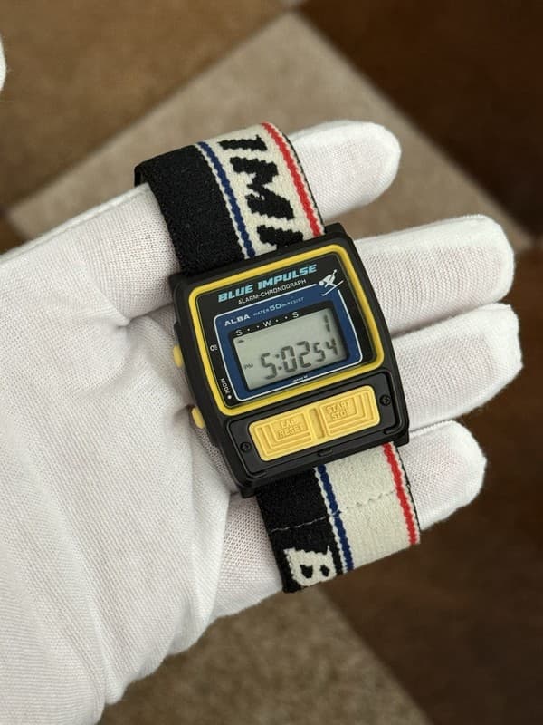 Rare Vintage Seiko Blue Impulse Y785-4000 Men’s Digital Ski Watch JDM - Repair