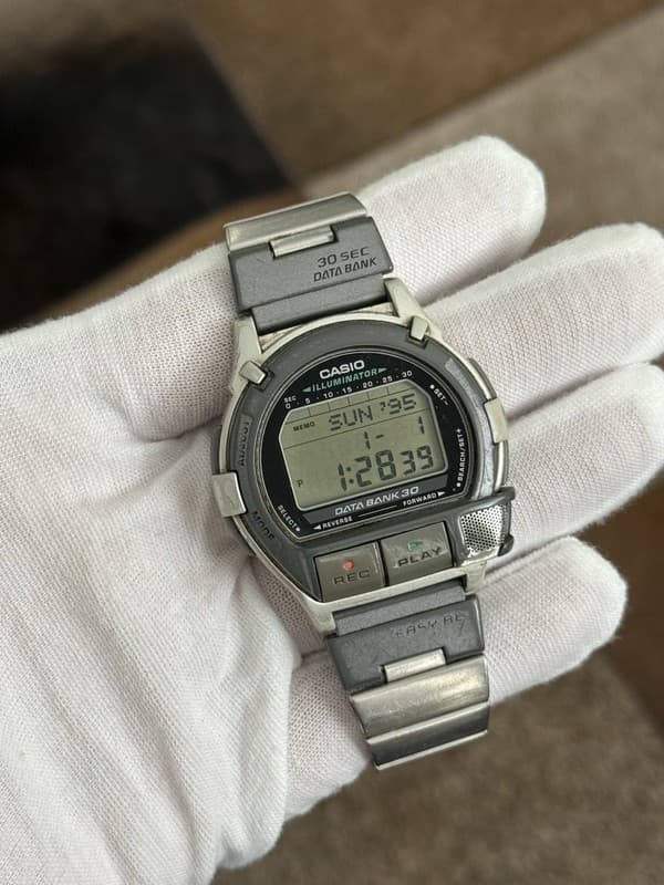 Rare Vintage Casio Easy Rec Data Bank DB-V300 Voice Recorder Watch JDM - Repair