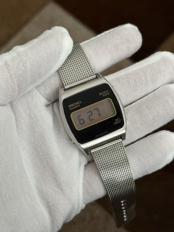 Rare Vintage Seiko Quartz LCD Digital Men’s Watch 0432-4030-G JDM 1970s - Repair