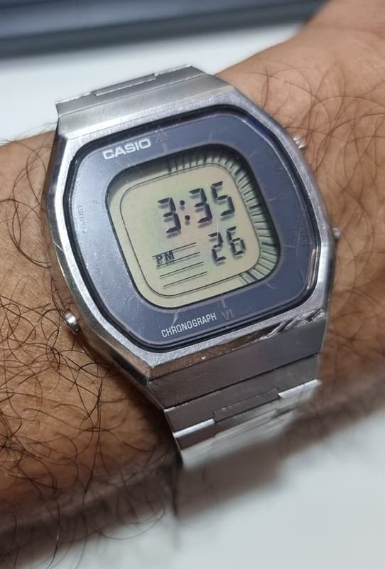 Rare Vintage Casio Casiotron 56CS-52 Men’s Digital Chronograph Watch 1970s - NOS