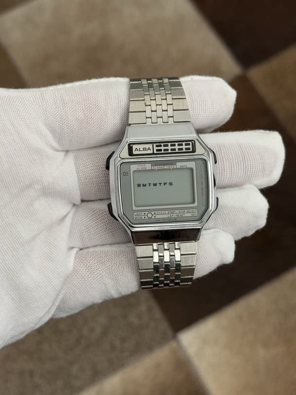 Vintage Seiko Alba Y823-5000 Voice Alarm Men’s Digital Watch JDM 1980s - Repair