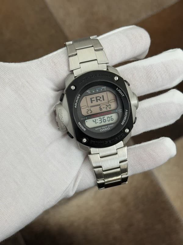 Rare Vintage Casio Pro Trek DPX-400 Twin Sensor Men’s Digital Watch JDM 1990s