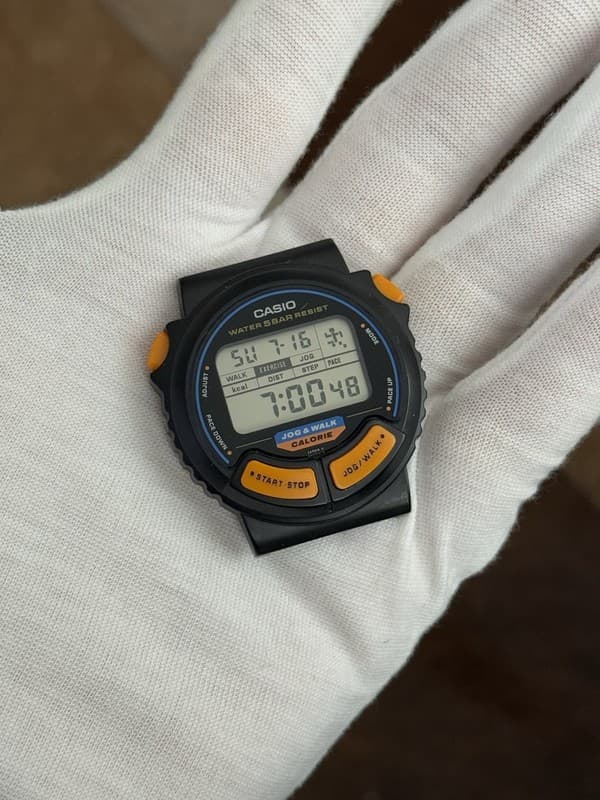 Vintage Casio JC-11 Men’s Fitness Jogging Sports Watch Mod. 880 JDM 80s - Repair