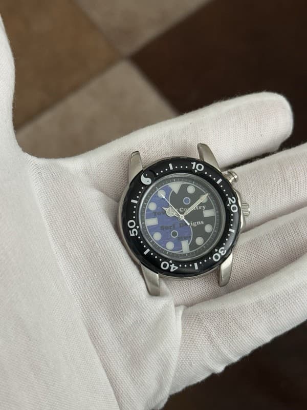 Rare Vintage Orient Town & Country Diver Surf Watch VA03-D0 JDM 1990s - Repair