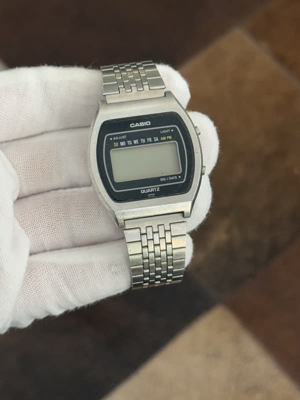Rare Vintage Casio 54QS-15 Digital Day Date Men’s Watch Japan JDM 1970s - Repair