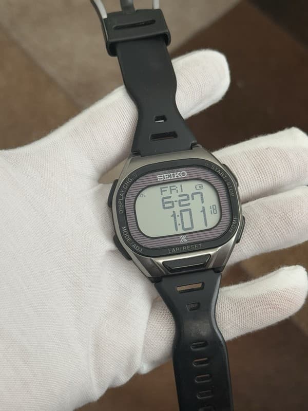 Rare Vintage Seiko Prospex Super Runners S690-00A0 Digital Jogging Fitness Watch