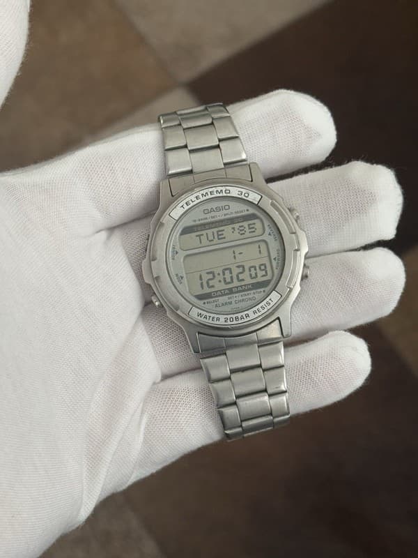 Rare Vintage Casio Telememo 30 DW-3600 Men’s Digital Sports Watch JDM 1990s