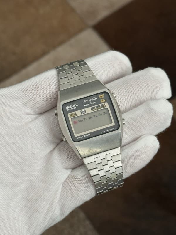Rare Vintage Seiko A129-5000 Men’s Digital Chronograph Watch JDM 1970s - Repair