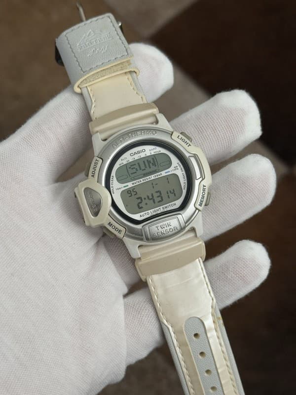 Rare Vintage Casio Pro Trek PRL-20 Twin Sensor Digital Sports Ski Watch JDM 90s