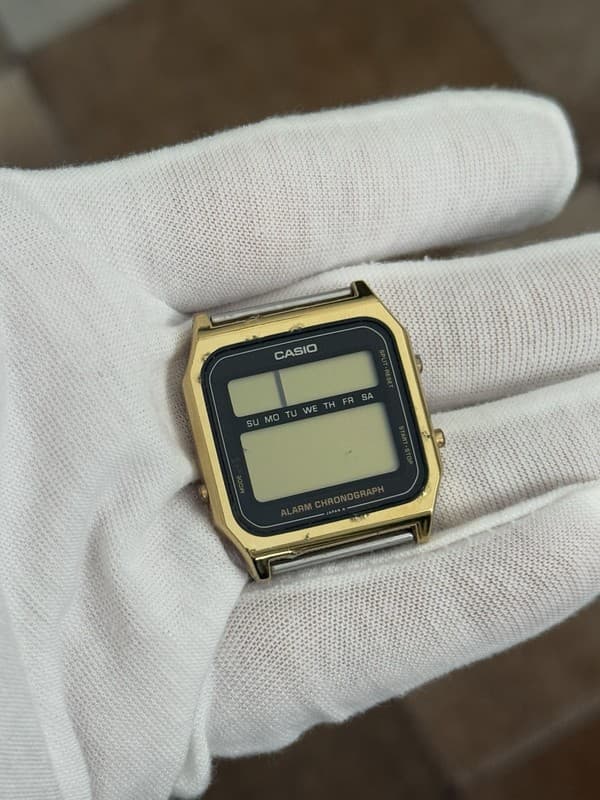 Rare Vintage Casio SA-73G Men’s Alarm Chronograph Digital Watch JDM 80s - Repair