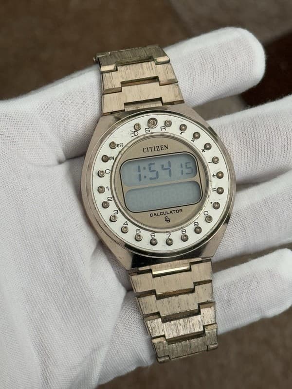 Ultra Rare Citizen 59-2021 Men’s Calculator Digital Watch JDM 1976 - Read