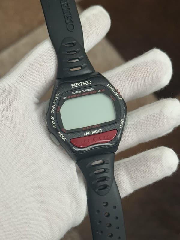 Rare Vintage Seiko Super Runners S650-4000 Digital Sports Watch JDM 90s - Repair