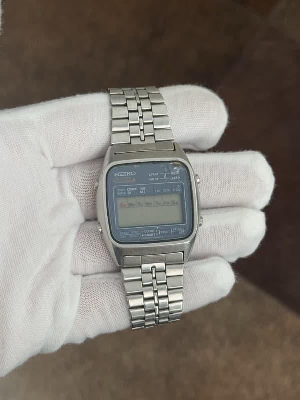 Rare Vintage Seiko A127-5000 Men’s LCD Digital Sports Watch JDM 1970s - Repair