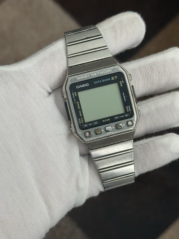 Rare Vintage Casio DKW-100 Data Bank Kanji Men’s Digital Watch JDM 80s - Repair