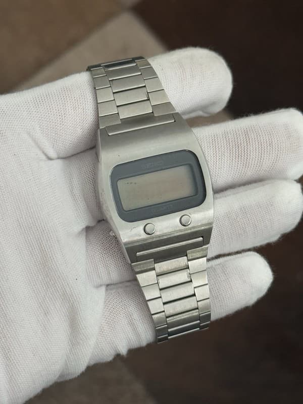 Rare Vintage Seiko 0432-5001 2-Button Digital Men’s Watch JDM 1970s - For Repair