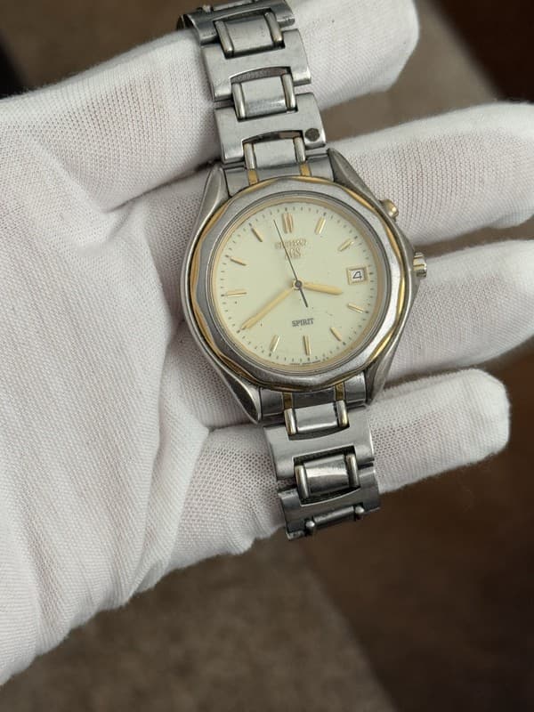 Rare Vintage Seiko Spirit AGS 5M22-6C00 Men’s Luminous Watch JDM 1990s - Repair