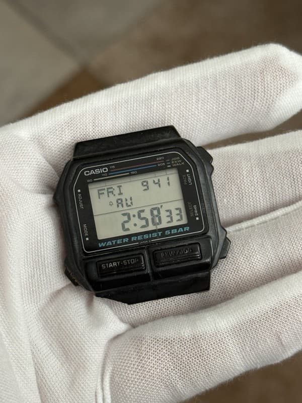 Rare Vintage Casio EXW-50 Calorie Pedometer Men’s Digital Watch JDM 80s - Repair