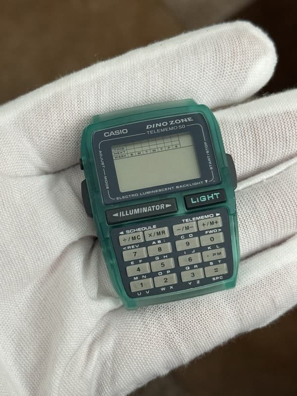 Rare Vintage Casio Dino Zone DBC-63 Men’s Calculator Keyboard Watch JDM - Repair