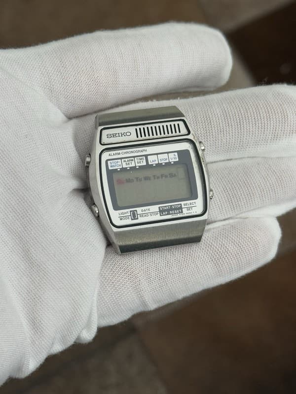 Rare Vintage Seiko Digital Alarm Chronograph Watch A158-5070 JDM 1970s - Repair