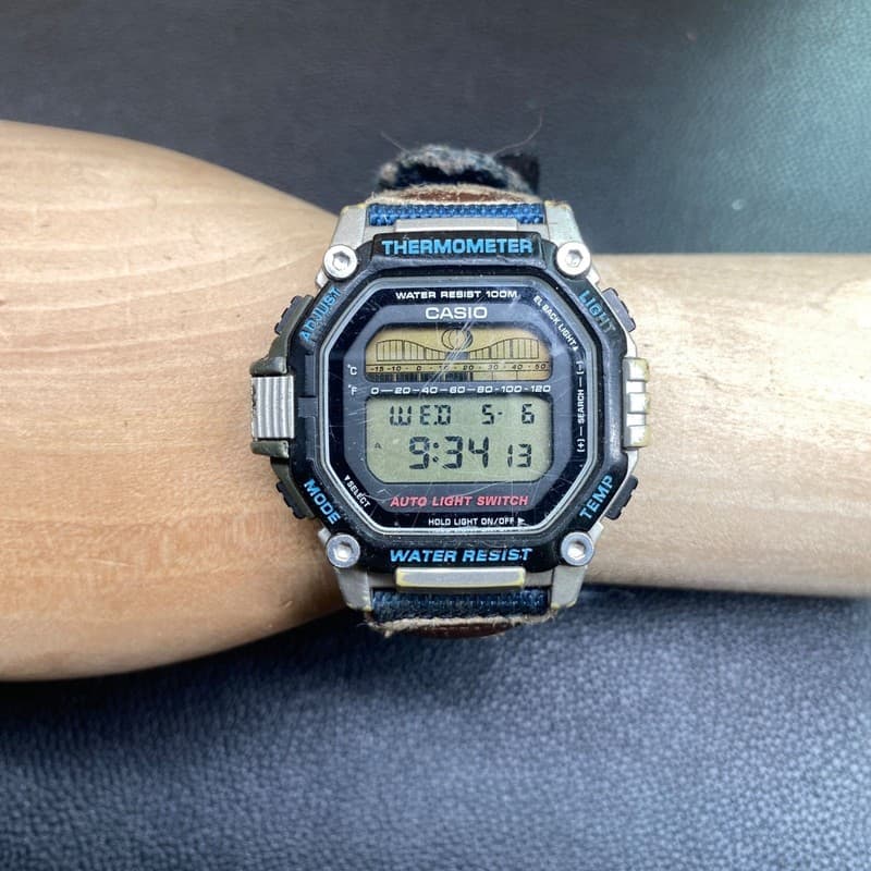 Rare Vintage Casio Pro Trek PRT-10 Men’s Digital Sports Watch JDM 1990s - Repair