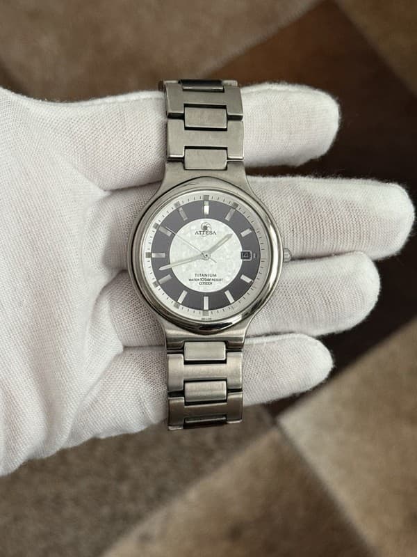 Rare Vintage Citizen Attesa Eco-Drive Titanium Solar Men’s Watch JDM - Repair