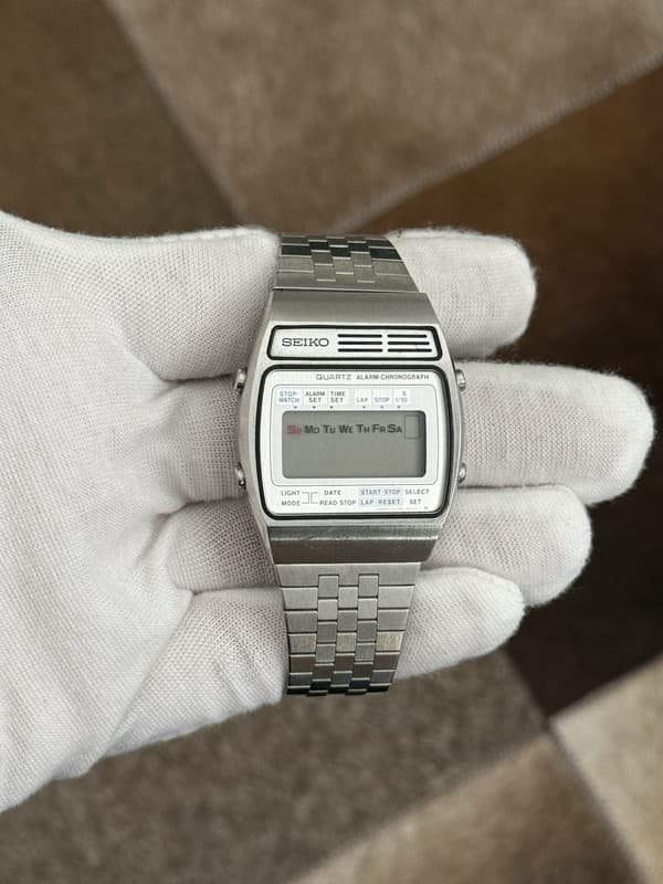 Rare Vintage Seiko Digital Alarm Chronograph Watch A158-5000 JDM 1970s - Repair