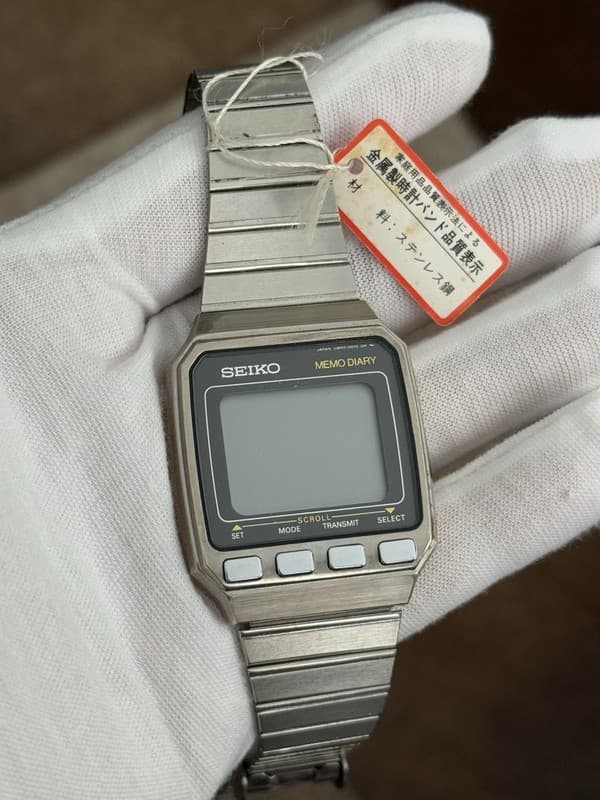 Rare Vintage Seiko UW02-0010 Memo Diary Digital Computer Watch JDM 80s - Repair