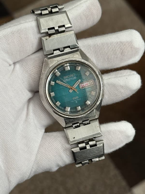 Rare Vintage Seiko 5 Actus SS Men’s Automatic Watch 6106-7690 JDM 1970s - Repair