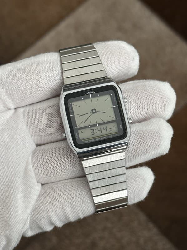 Rare Vintage Casio AE-70 Men’s Ana-Digi Alarm Chronograph Watch Module 187 JDM