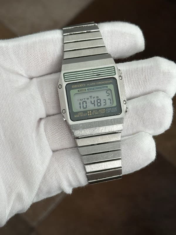 Rare Vintage Seiko A639-5030 Alarm Chronograph Men’s Digital Sports Watch JDM