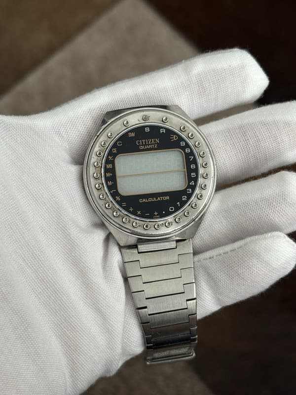 Ultra Rare Citizen 49-9315 Men’s Calculator Digital Watch JDM 1970s