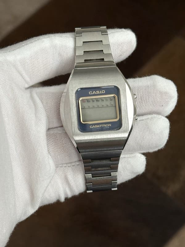 Rare Vintage Casio Casiotron S-12 Men’s Digital Calendar Sports Watch JDM 1970s