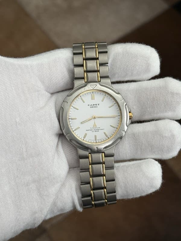 Rare Vintage Seiko Cadet Titanium Men’s Sports Watch 5P31-6240 JDM 1990s