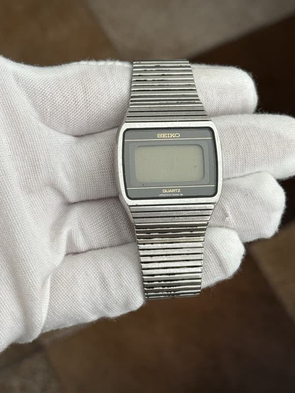 Rare Vintage Seiko F033-5040 Men’s Digital LCD Quartz Watch JDM 1970s