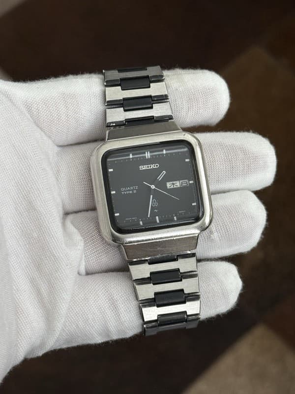 Rare Vintage Seiko Quartz Type II 4623-5000 Day Date Men’s Sport Watch JDM 1970s