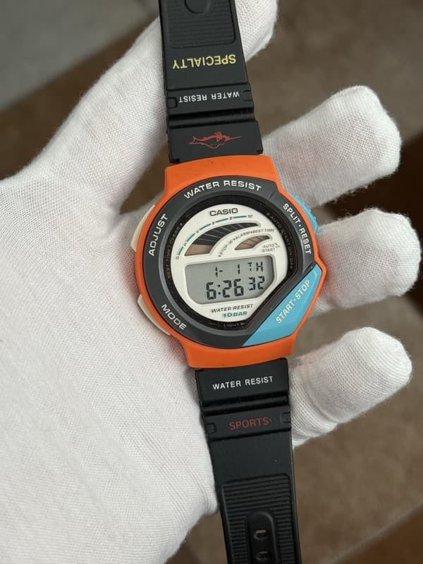 Rare Vintage Casio SKX-1110 Men’s Digital Ski Sports Watch JDM 1980s Module 1049