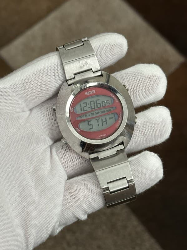 Rare Vintage Citizen Independent D295-L16819 Men’s Digital Watch JDM 1990s