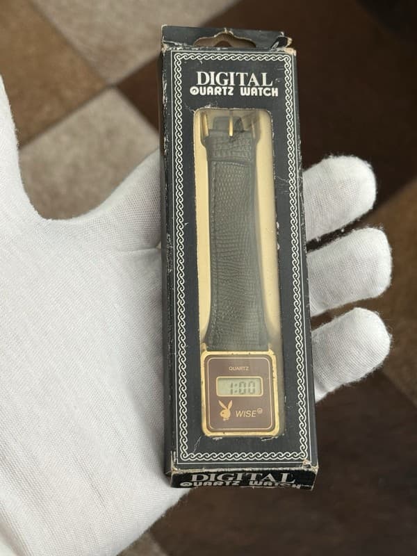 Rare Vintage Playboy Quartz Digital LCD Men’s Watch JDM 1980s