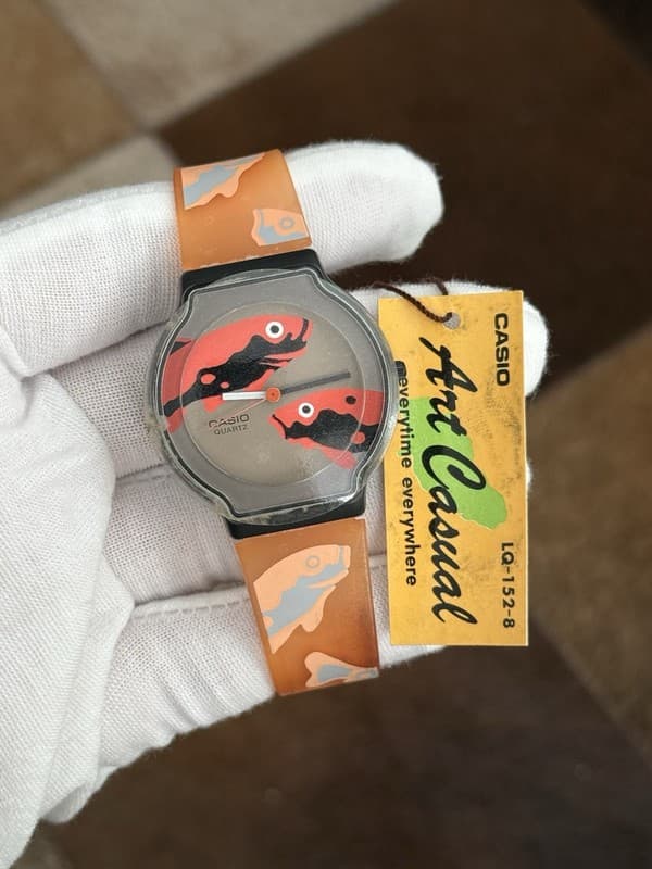 NOS Rare Vintage Casio Art Casual LQ-152 Men’s Quartz Watch Module 371 JDM 1980s
