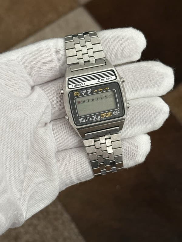 Rare Vintage Seiko Melodia A169-5010 Men’s Digital Alarm Sports Watch JDM 1970s