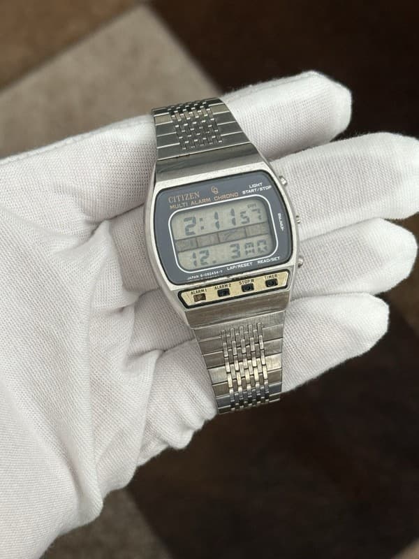 Rare Vintage Citizen Multi Alarm 41-1035 Men’s Digital Sports Watch JDM 1970s