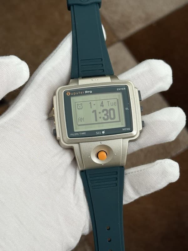 Ultra Rare Seiko Ruputer Pro MP120SG Men’s Digital Computer Watch JDM 1990s