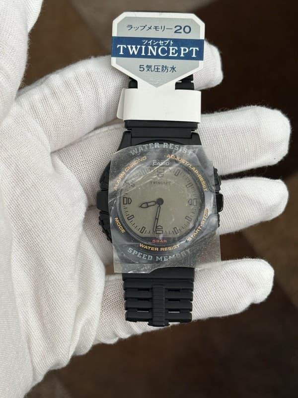 NOS Rare Vintage Casio Twincept AWX-10 Men’s Ana-Digi Sports Watch JDM 1990s