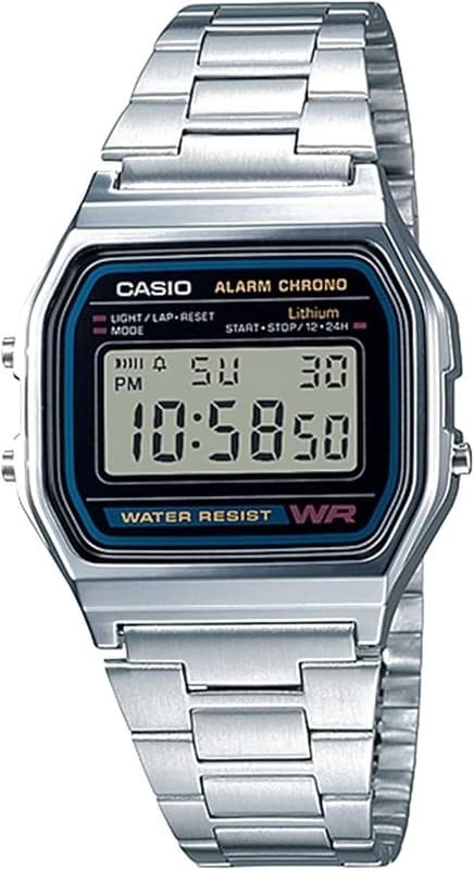 Vintage Casio A158W Men’s Digital Sports Watch Module 593 JDM 1990s