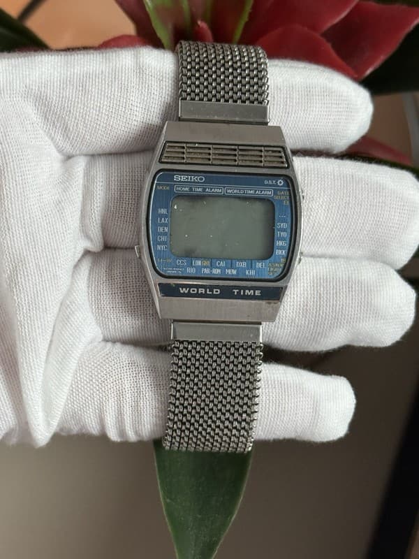 Rare Vintage Seiko World Time A239-502A Men’s Digital Sports Watch JDM 1970s