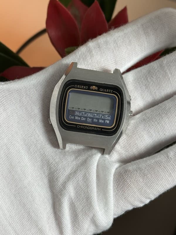 Rare Vintage Orient IT611102-40 Men’s Digital Chronograph Watch JDM 1970s - Mint