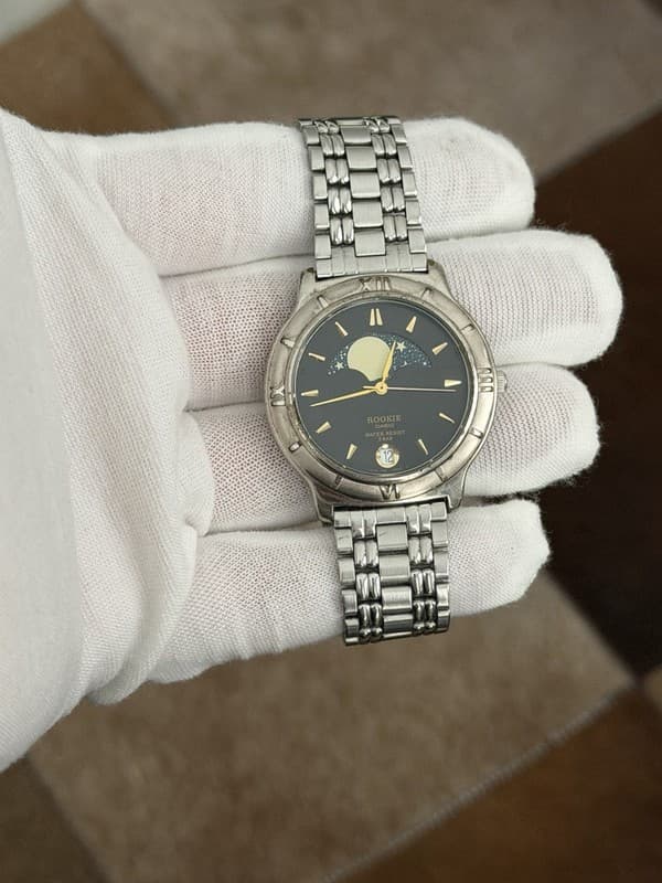 Rare Vintage Casio Rookie RKT-5017 Moon Phase Calendar Men’s Watch JDM 1990s