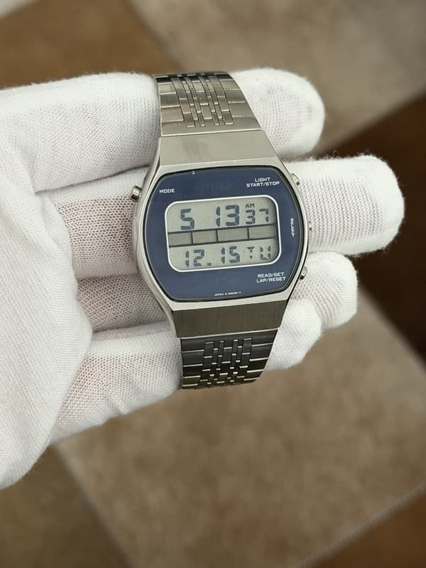 Rare Vintage Citizen Multi Alarm Men’s Digital Sports Watch JDM 1970s 41-1049